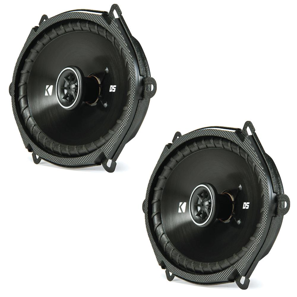 Kicker DSC6804 DS Series 6x8" 2 Way Car Door Shelf Coaxial Speakers 50w RMS - CEN