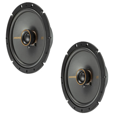 Kicker 51KSC6704 KS Series 6.75" 17cm 2 Way Car Door Coaxial Speakers 100w RMS