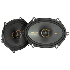 Kicker KSC680 KS Series 6x8" 2 Way Car Door Dash Shelf Coaxial Speakers 75w RMS - CEN