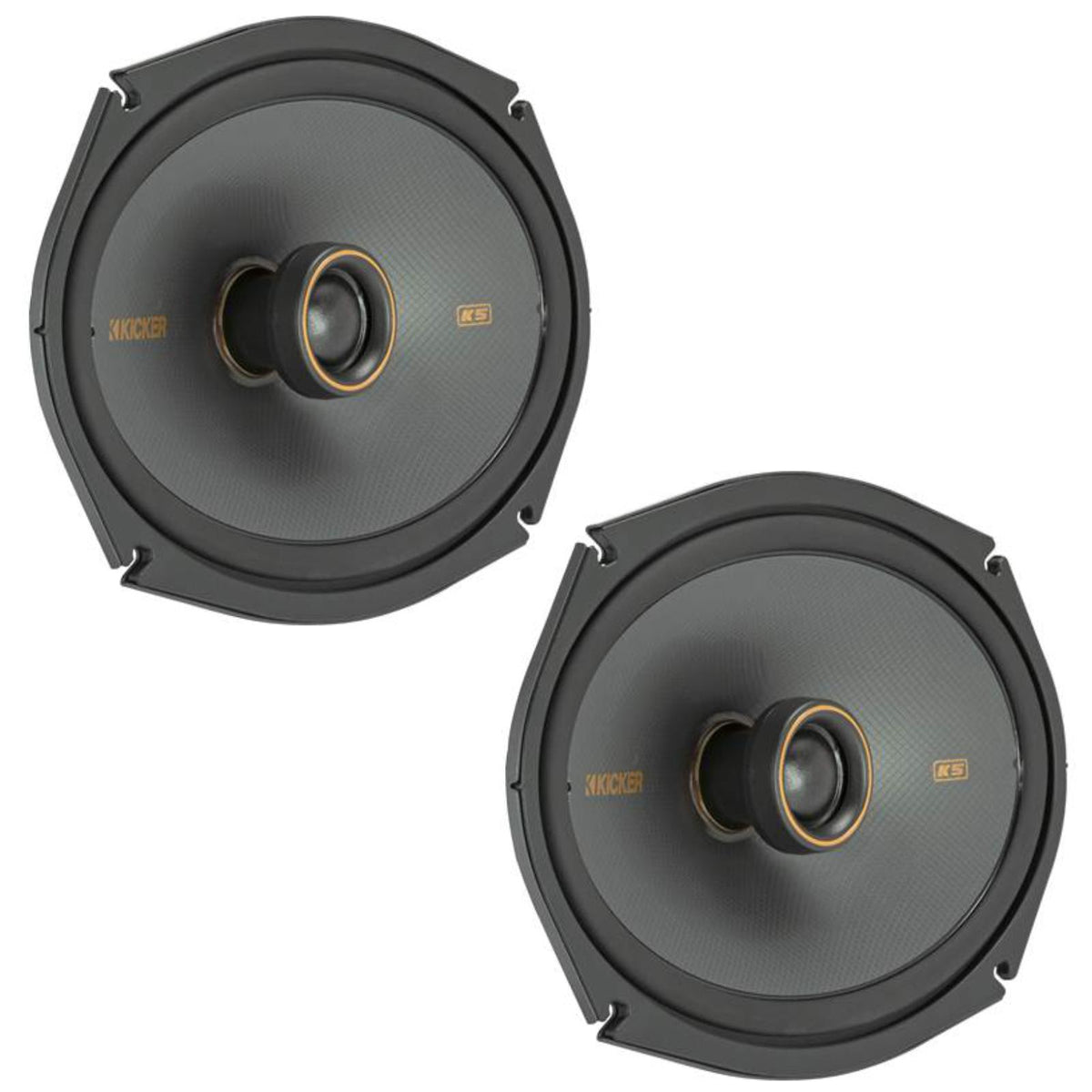 Kicker KSC690 KS Series 6x9" 2 Way Car Parcel Shelf Coaxial Speakers 150w RMS - CEN