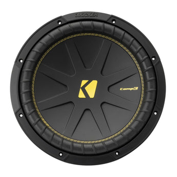 Kicker 50CWCS124 Sub CompC 12 Inch Single Voice Coil Car Subwoofer 4Ohm 300w RMS - CEN