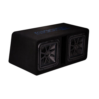 Kicker 44DL7S122 Dual 12 Inch L7S Subwoofer Solo Baric Loaded Enclosure 1500w - CEN