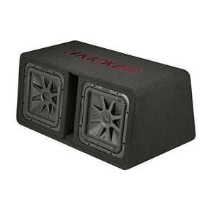 Kicker 45DL7R122 Dual 12 Inch L7R Ported Loaded Subwoofer Enclosure 1200w RMS - CEN