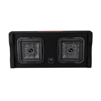 Kicker 49DL7TDF122 Dual 12 Inch L7T Subwoofer Down Firing Loaded Enclosure 1200w - CEN