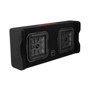 Kicker 49DL7TDF122 Dual 12 Inch L7T Subwoofer Down Firing Loaded Enclosure 1200w - CEN