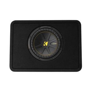 Kicker 50TCWC104 Sub 10 Inch CompC Thin Profile Loaded Subwoofer Enclosure 300w - CEN