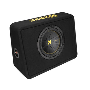 Kicker 50TCWC104 Sub 10 Inch CompC Thin Profile Loaded Subwoofer Enclosure 300w - CEN