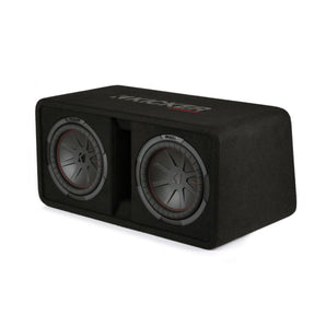 Kicker 48DCWR102 Dual 10 Inch CompR Ported Loaded Subwoofer Enclosure 800w RMS - CEN
