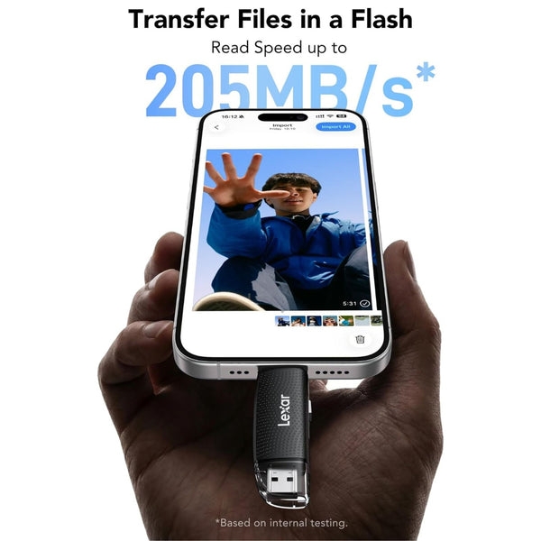 Lexar 128GB Micro SD Card Silver Plus Series with Adaptor