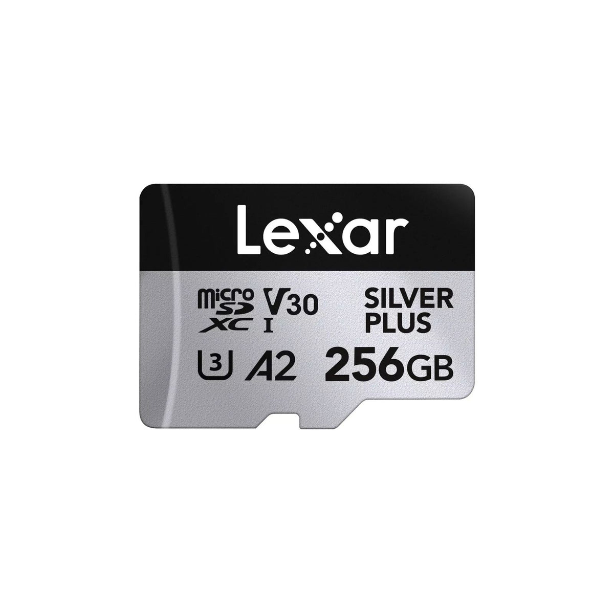 Lexar 256GB Micro SD Card Silver Plus Series with Adaptor