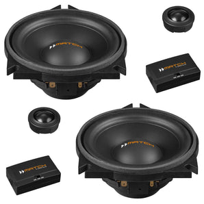 Match UP C42BMW-FRT.3 BMW 1, 2, 3, 4, 5, X Series 4 Inch Component Speakers 60w - CEN