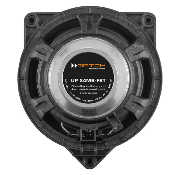 Match UP X4MB-FRT Mercedes C & E Class 2 Way 4 Inch Coaxial Car Speakers 60w RMS - CEN