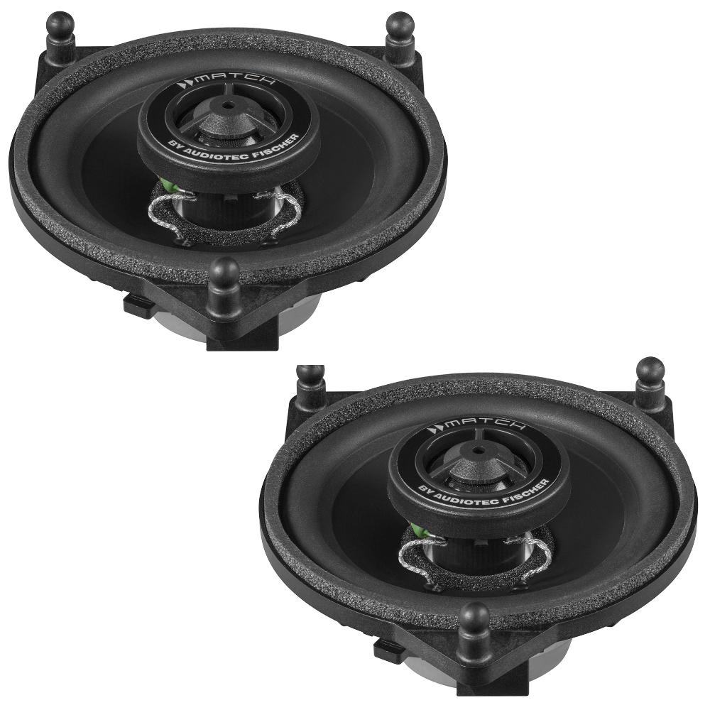 Match UP X4MB-FRT Mercedes C & E Class 2 Way 4 Inch Coaxial Car Speakers 60w RMS - CEN