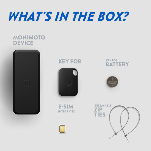Monimoto 9 Anti-Theft Vehicle GPS Tracker & Alarm Wireless