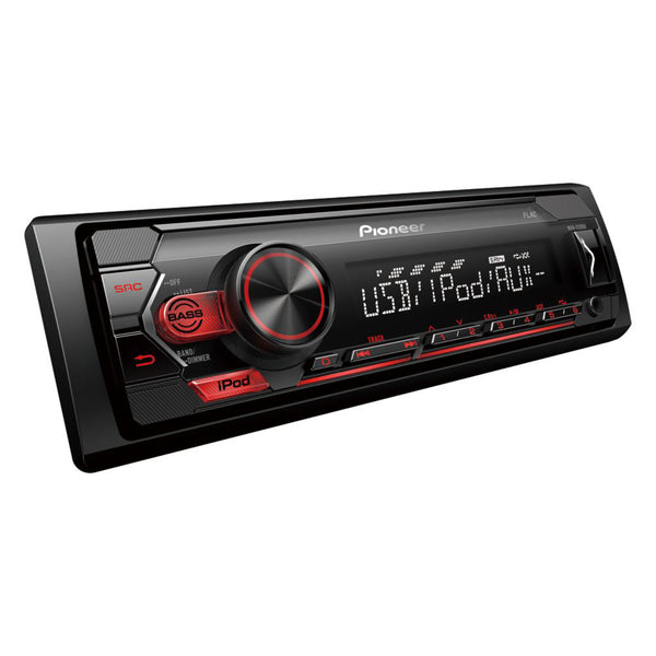 Pioneer MVH-S120UI Car Stereo Front USB MP3 AUX FM Radio Red Display - CEN