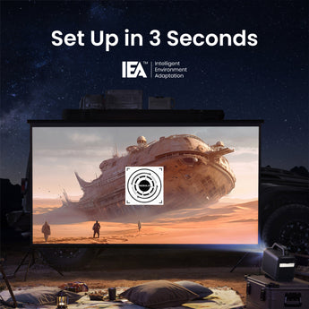 Nebula Mars 3 1080p Android TV Portable 200 Inch Projector 5hr Battery - CEN