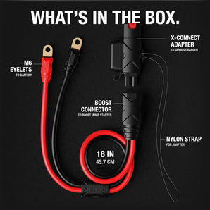 NOCO GBC007 Boost Eyelet Cable with X-Connect Adapter for Boost & Genius Models - CEN