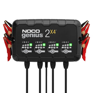 Noco Genius2X4 6V/12V 8A 4-Bank Battery Trickle Charger Maintainer Desulfator