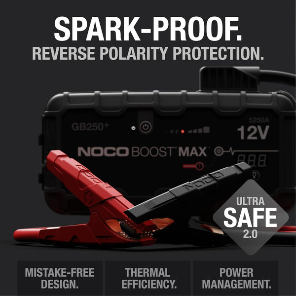 Noco Boost Max GB250+ 5250 UltraSafe Jump Starter Power 12V Battery Booster - CEN