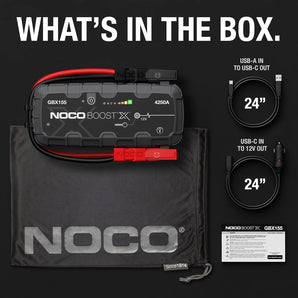 Noco Boost X GBX155 4250A UltraSafe Jump Starter Power Pack 12V Battery Booster - CEN