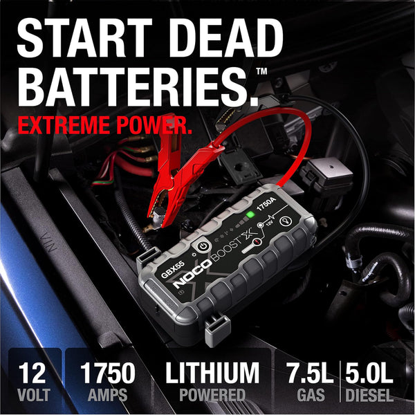 Noco Boost X GBX55 1750A UltraSafe Jump Starter Power Pack 12V Battery Booster - CEN