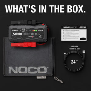 Noco Boost X GBX55 1750A UltraSafe Jump Starter Power Pack 12V Battery Booster - CEN