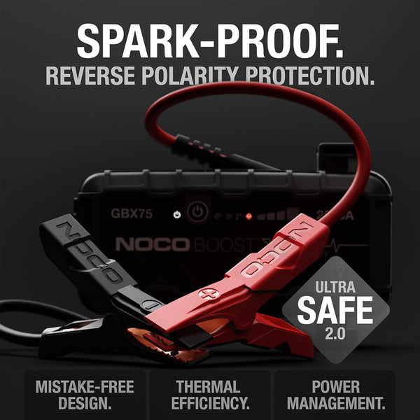 Noco Boost X GBX75 2500A UltraSafe Jump Starter Power Pack 12V Battery Booster - CEN