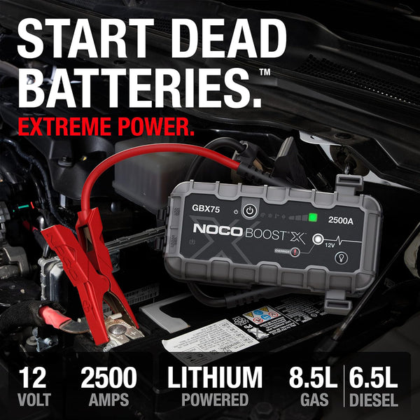 Noco Boost X GBX75 2500A UltraSafe Jump Starter Power Pack 12V Battery Booster - CEN