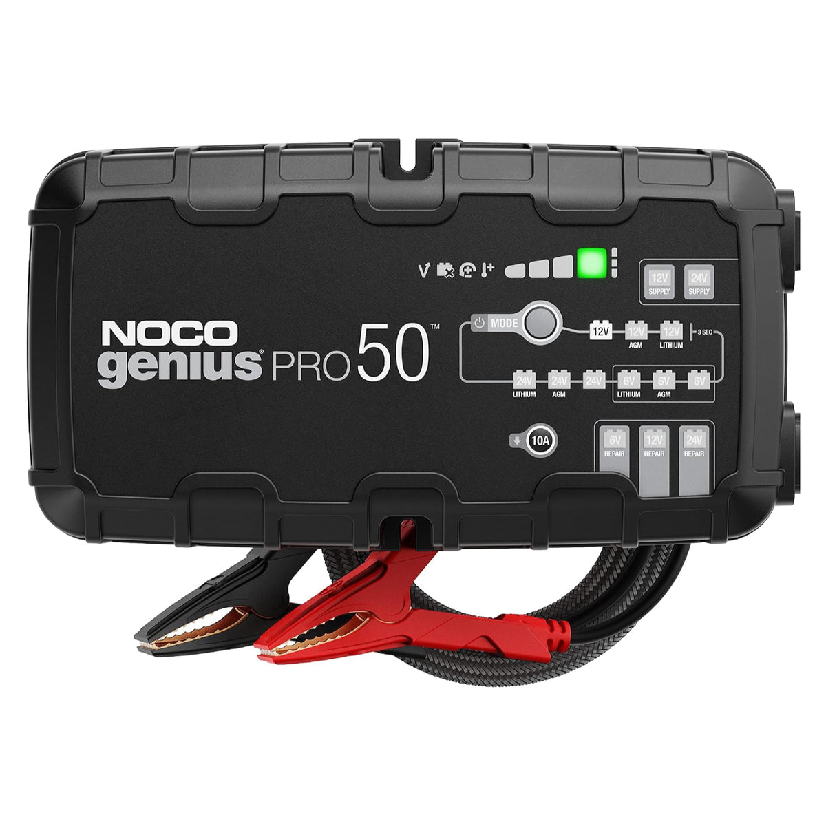 NOCO GeniusPRO50 6V/12V/24V 50A Battery Trickle Charger Maintainer Desulfator - CEN