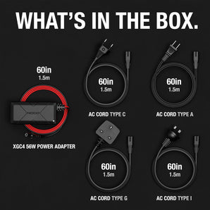 Noco XGC4 56W Boost Power Adapter for GB70, GB150, GB250 GB500 Jump Starters - CEN
