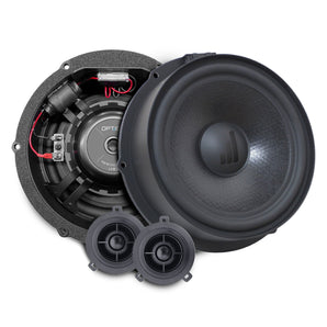 Option Audio V-180 Plug & Play Component Speakers for Volkswagen T7 Caddy Passat