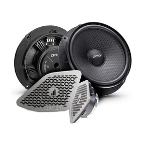 Option Audio Pro Edition 8 Inch VW T6 Component Speakers Tweeter Grill 100w RMS