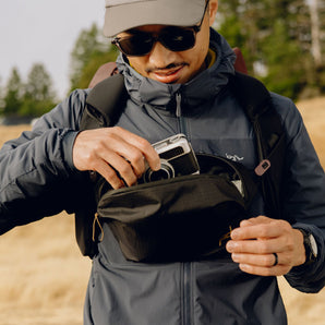 Peak Design Outdoor Sling 2L Black Ultralight Cross Body Bag Detachable Strap
