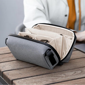 PGYTECH Tech Organizer Travel Pouch Bag for Cables, Chargers & Accessories Grey-1