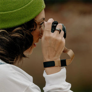 Peak Design Cuff Coyote Camera Wrist Strap with Quick Release Anchors