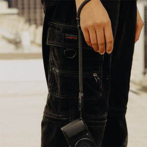 Peak Design Cuff Rope Black Camera Wrist Strap with Quick Release Anchors