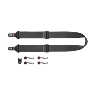 Peak Design Slide Black Adjustable Camera Strap with Quick Release Anchors