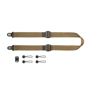 Peak Design Slide Lite Coyote Adjustable Camera Strap with Quick Release Anchors