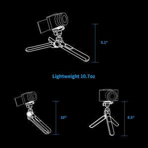 PGYTECH MantisPod 2.0 Mirrorless Camera Travel Vlogging Tripod with Ball Head - CEN