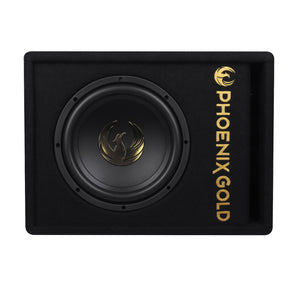 Phoenix Gold Z8AB 8 Inch Active Sub Amplified Subwoofer Enclosure 125w RMS - CEN