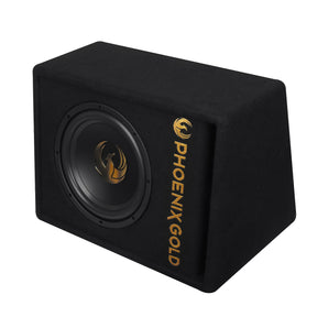 Phoenix Gold Z8AB 8 Inch Active Sub Amplified Subwoofer Enclosure 125w RMS - CEN