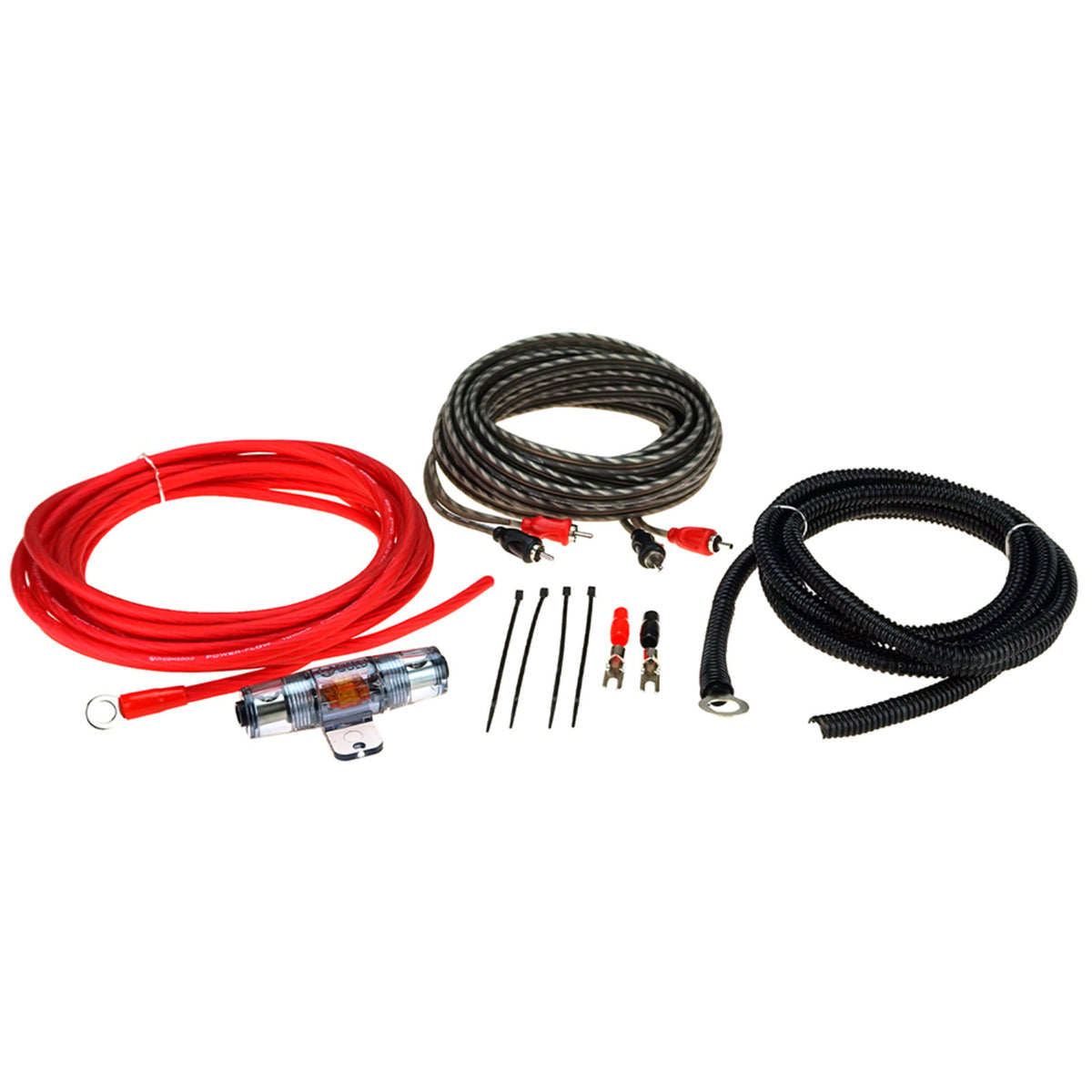 Phoenix Gold ZRK10 OFC Amplifier Wiring Kit 7 AWG Car Amp Power Kit Fuse Holder - CEN