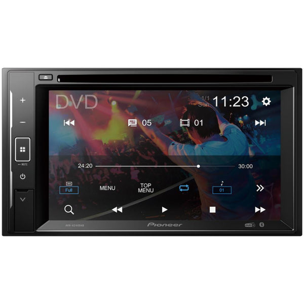 Pioneer AVH-A240DAB 6.2" CD DVD Double Din Bluetooth USB DAB Radio Car Stereo - CEN