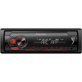 Pioneer MVH-S120UB Car Stereo Front USB MP3 AUX FM Radio Red Display - CEN