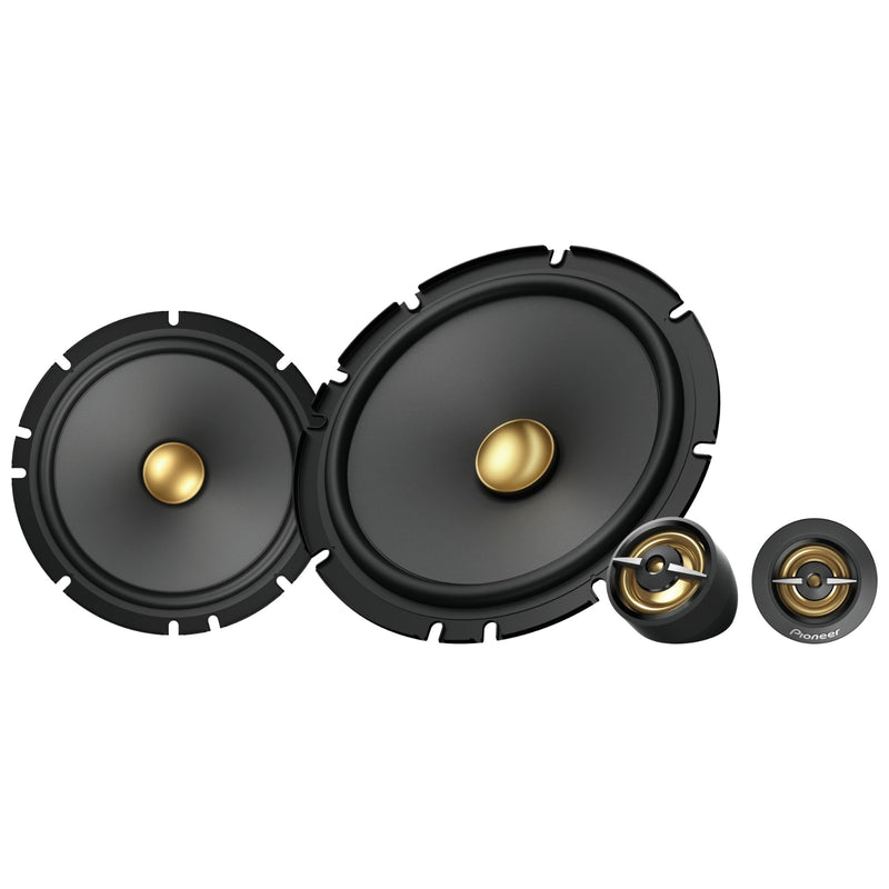 Pioneer TS-A1601C 2 Way 6.5 Inch 16.5cm Car Component Speakers 80w RMS