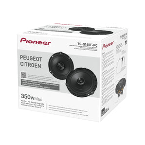 Pioneer TS-Q160F-PC Plug & Play Coaxial Speakers for Vauxhall Peugeot Citroen