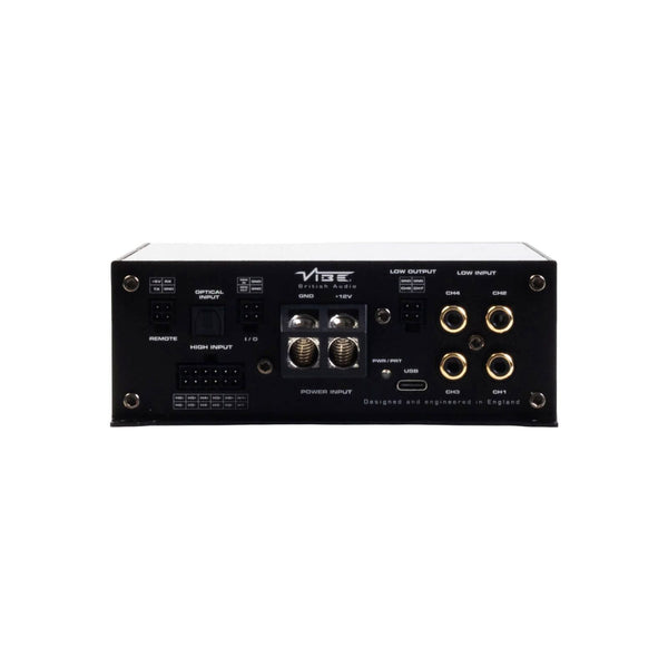 Vibe Powerbox 80.6-8DSP Amp Compact Mini Class D 6 Channel Car Stereo Amplifier