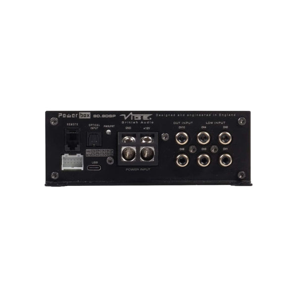 Vibe Powerbox 80.8-10DSP Amp Compact Class D 8 Channel Car Stereo Amplifier