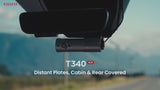 Viofo T340TW 4CH Dash Cam Front, Cabin, Telephoto & Waterproof Rear video