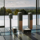 Q Acoustics 5040 Floorstanding HI-FI Home Cinema Loud Speakers Santos Rosewood-5